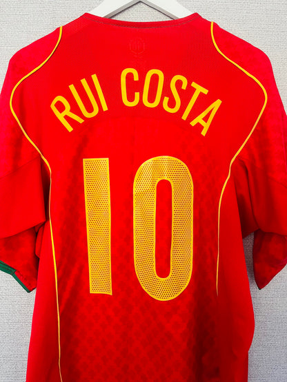 Portugal home football shirt Euro 2004 Rui Costa XL