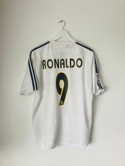 Rea Madrid home football shirt 2003/04 R9 Large