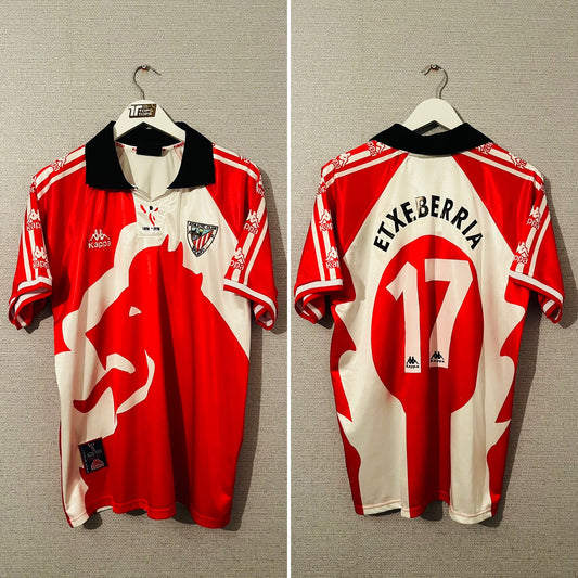 Athletic Bilbao home football shirt
1997/98 Etxeberria Large