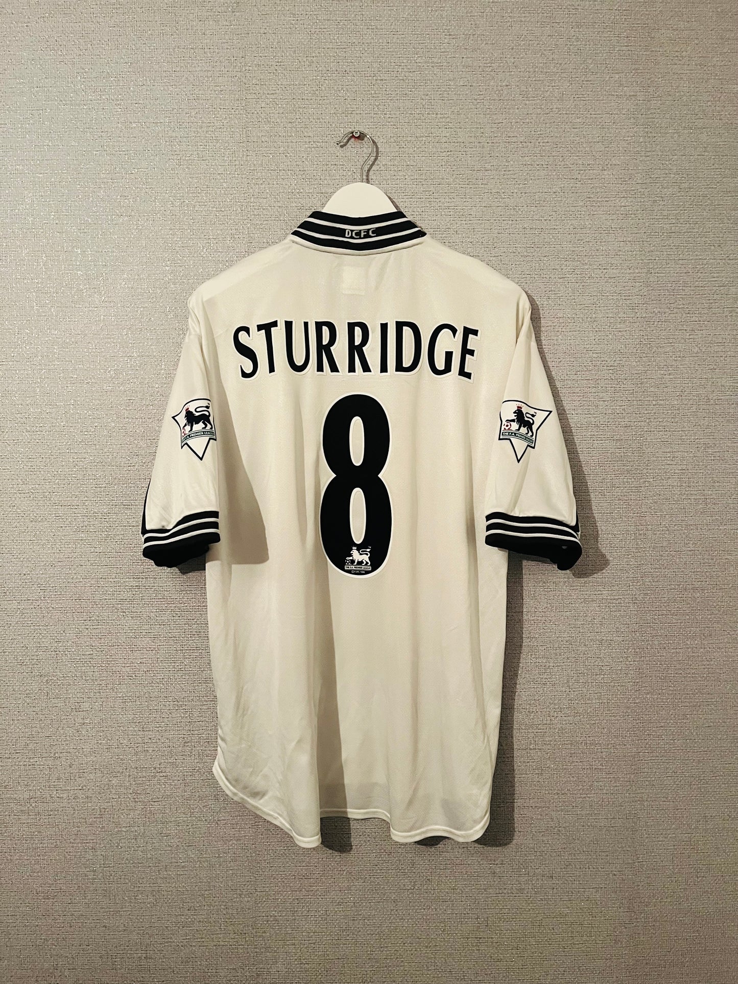 Derby County home football shirt 1999/2001 Sturridge XL