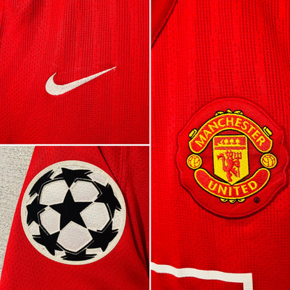 Manchester United home football shirt 2007/08 CR7 Medium