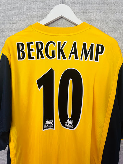 Arsenal away football shirt 1999/2001 Bergkamp XXL