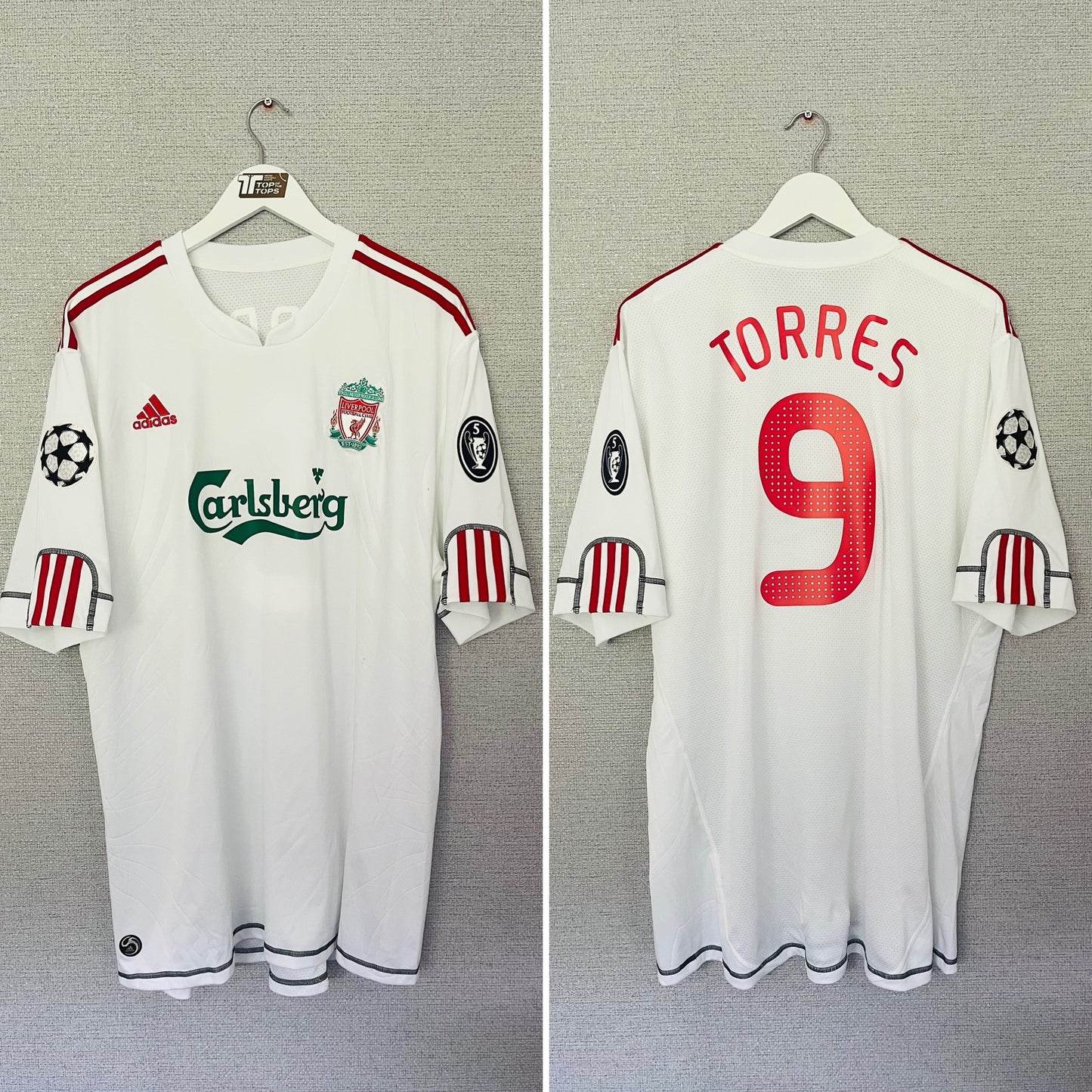 Liverpool third football shirt 2009/10 Torres XXL