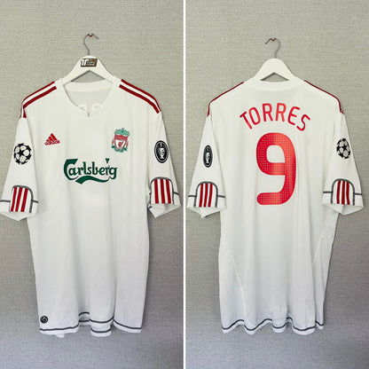 Liverpool third football shirt 2009/10 Torres XXL
