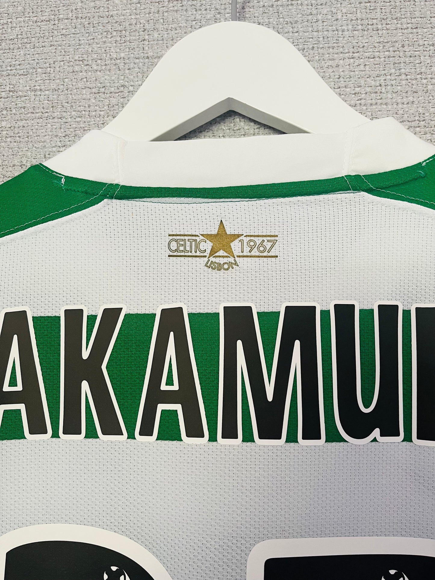 Glasgow Celtic home football shirt 2007/08 Nakamura Large