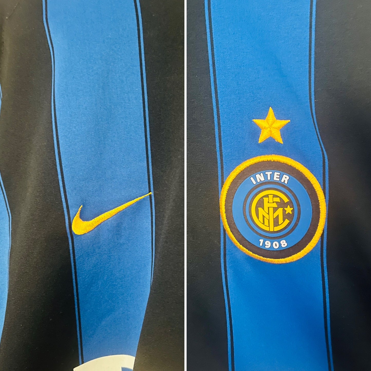 Inter Milan home football shirt 2003/04 Adriano XL