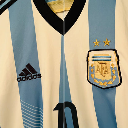 Argentina home football shirt W/C 2014 Messi Medium