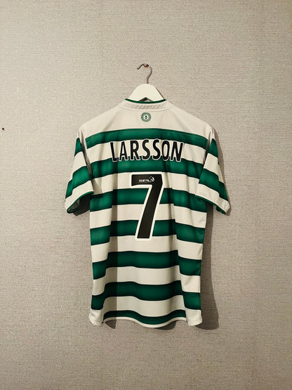 Glasgow Celtic home football shirt 2003/04 Larsson Medium