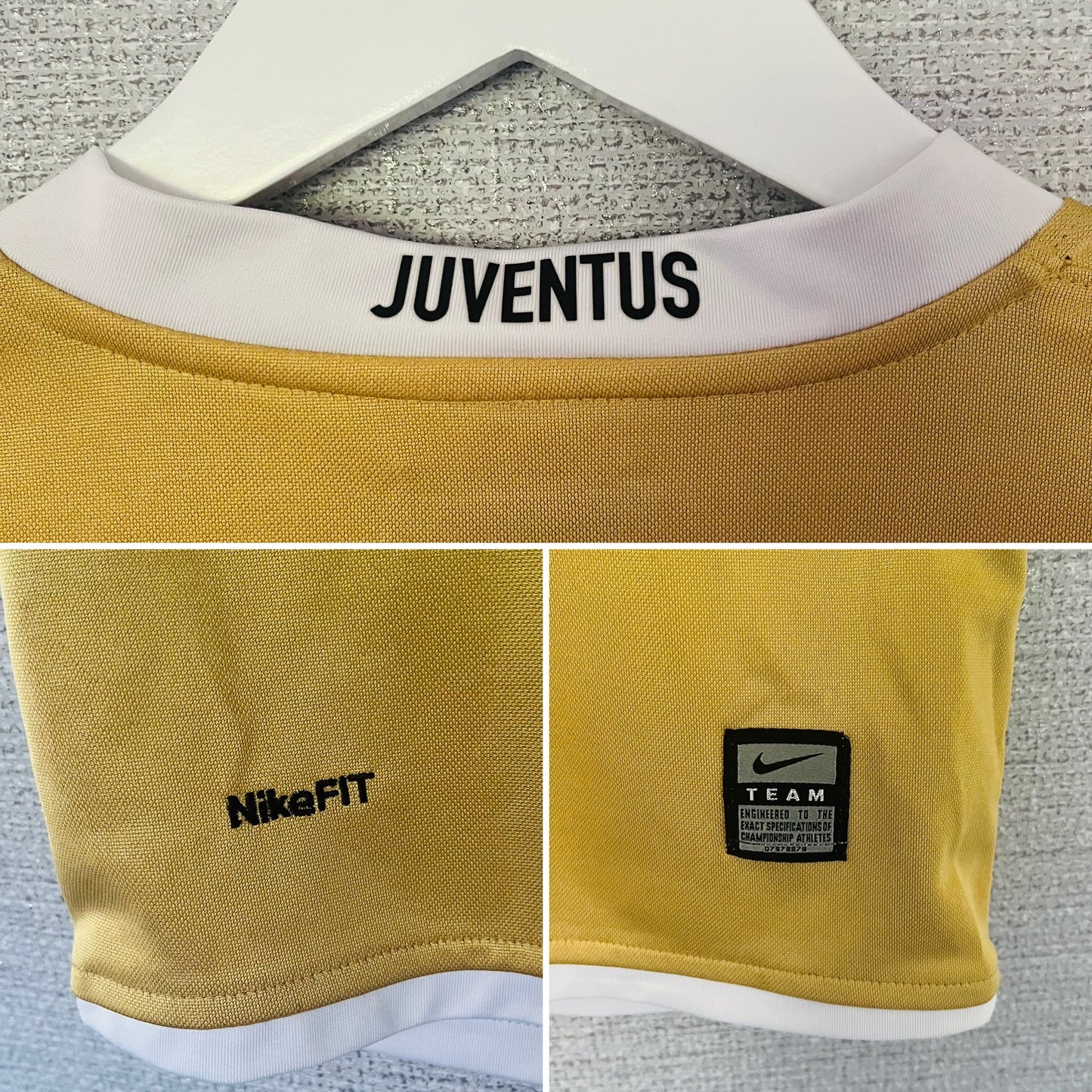 Juventus away football shirt 2008/09 Del Piero Medium