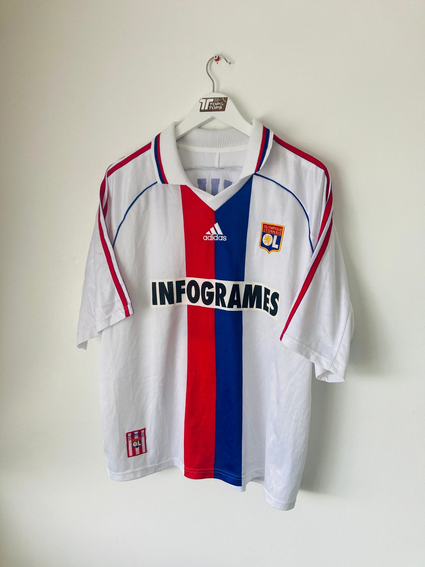 Lyon home football shirt 1998/99 Laville Large