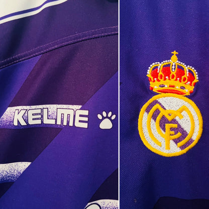 Real Madrid away football shirt 1994/96 Michel XL