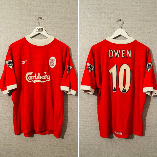 Liverpool home football shirt
1998/2000 Owen Large