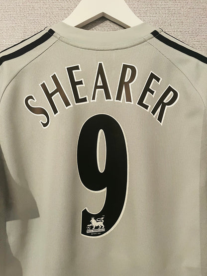 Newcastle United away football shirt 2002/03 Shearer Medium