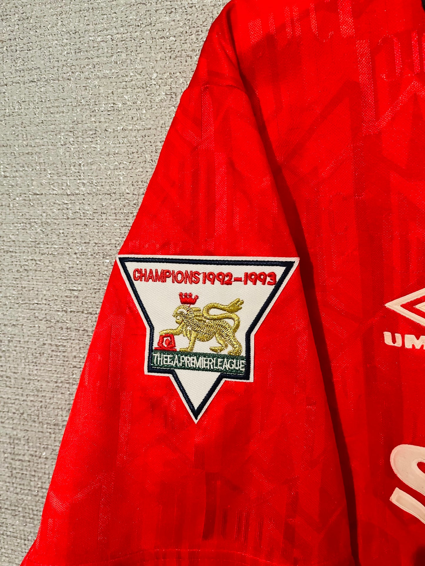 Manchester United home football shirt 1993/94 Irwin Large