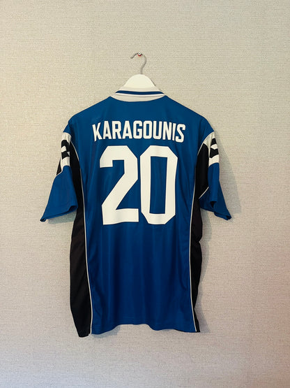 Greece home football shirt 2000/01 Karagounis Large