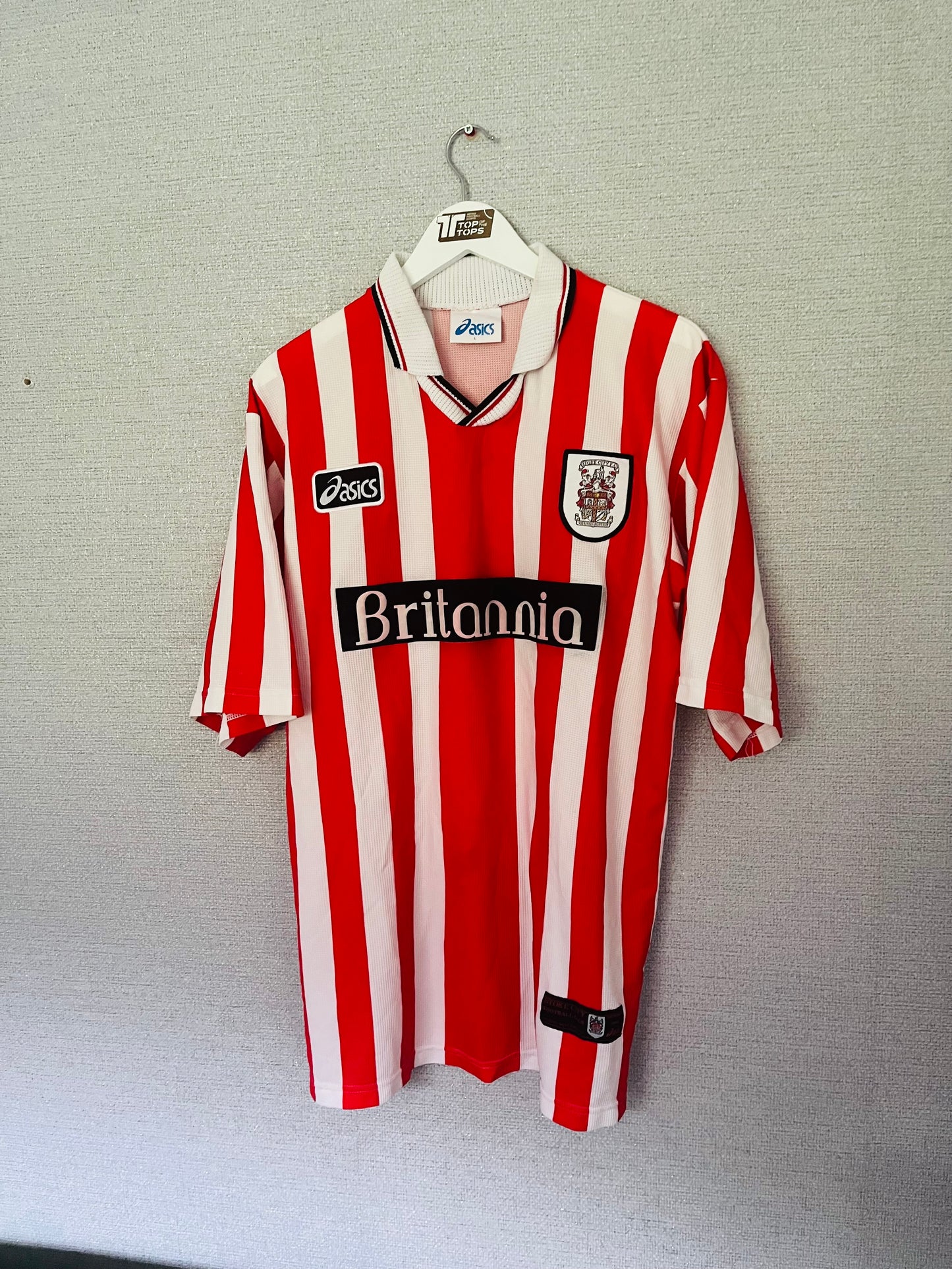 Stoke City home football shirt 1997/99 Large