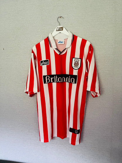Stoke City home football shirt 1997/99 Large