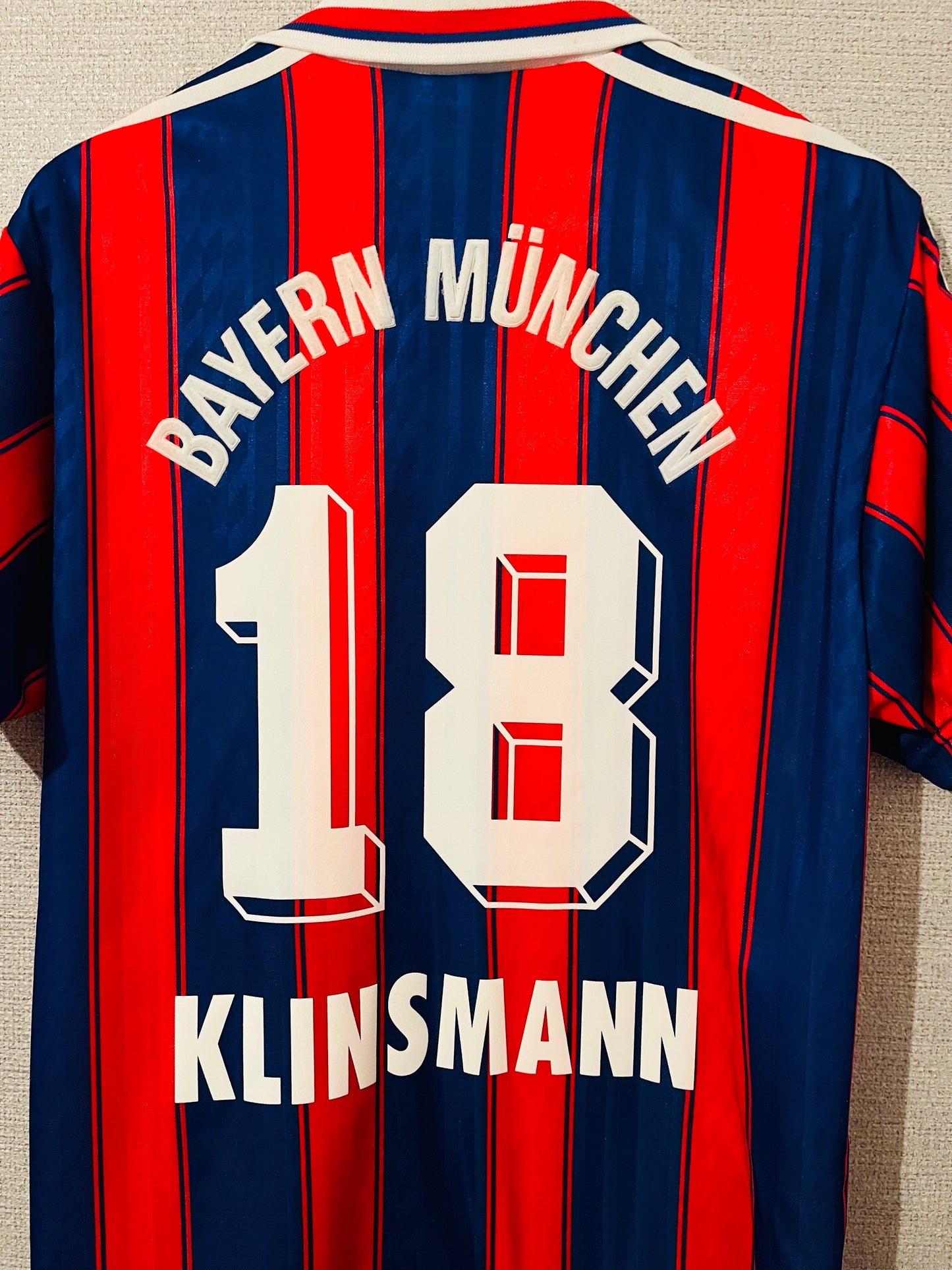 Bayern Munich home football shirt 1995/97 Klinsmann Medium