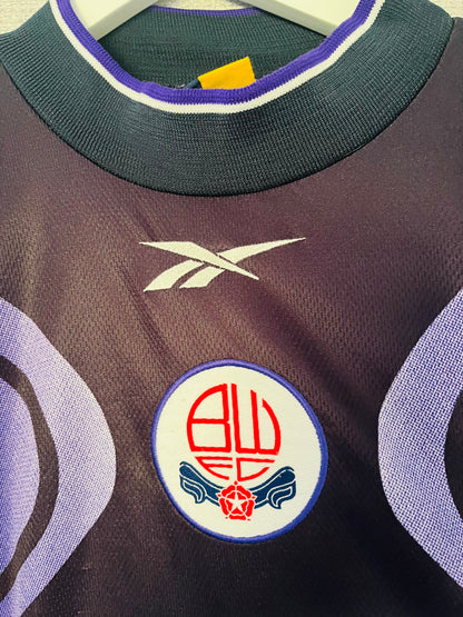 Bolton Wanderers goalkeeper football shirt 1998/99 Large