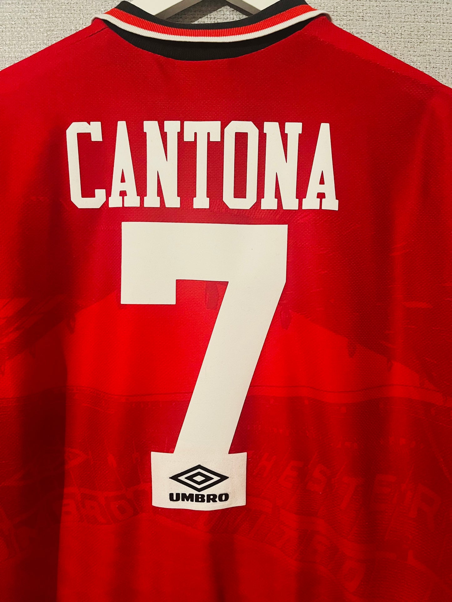Manchester United home football shirt 1994/95 Cantona XL