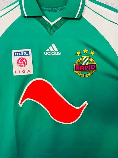 SK Rapid Wien Rapid Vienna home football shirt 1999/2000 S/Med