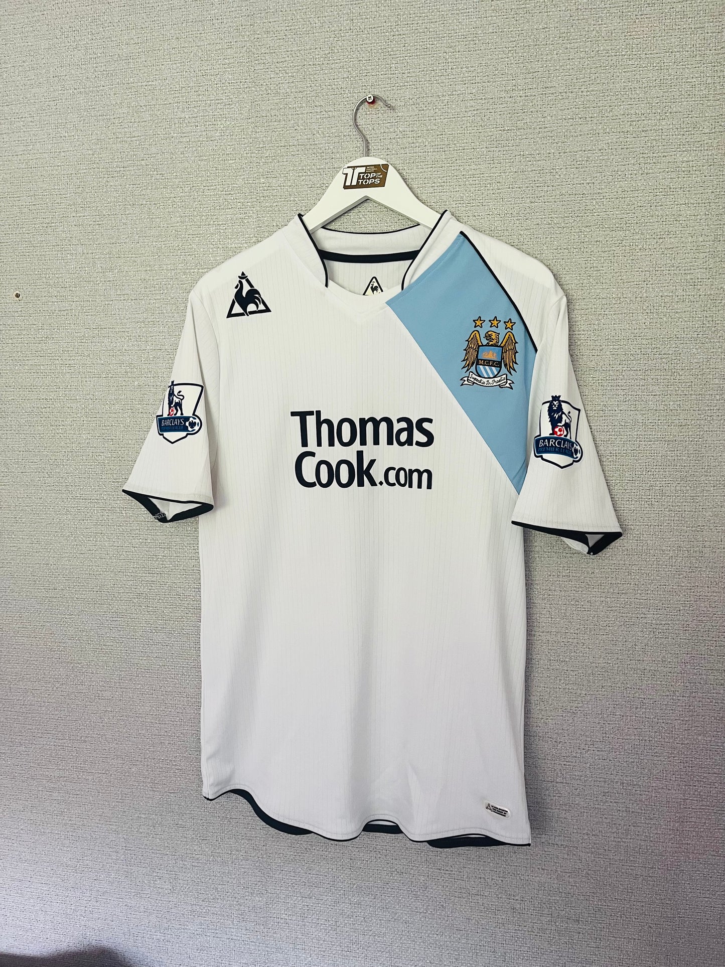 Manchester City third football shirt 2007/08 Elano Medium