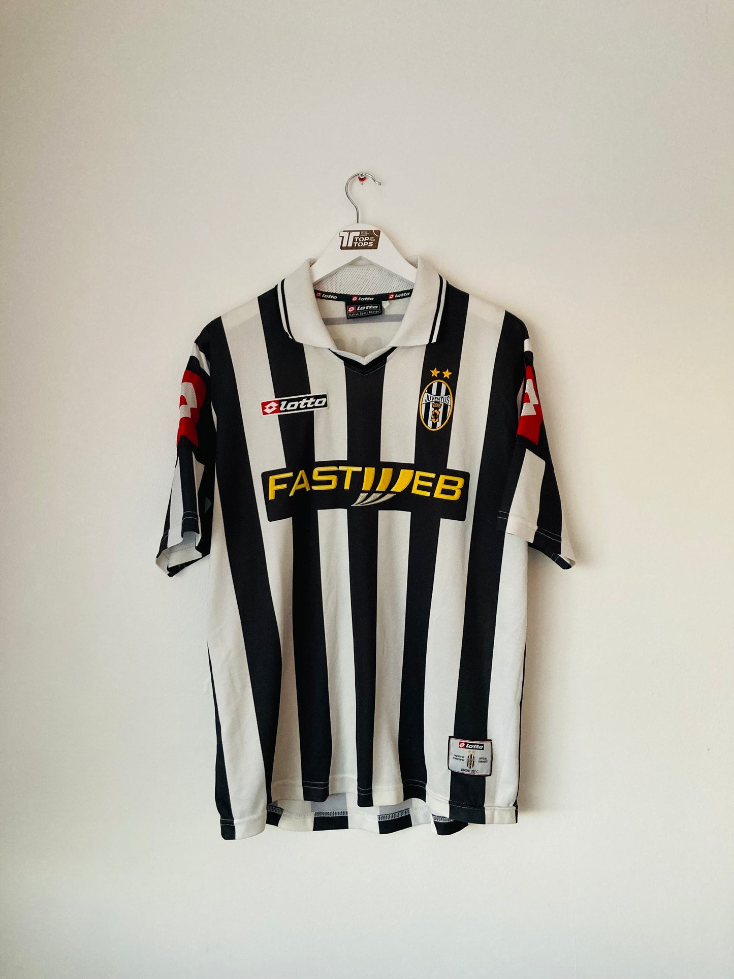 Juventus home football shirt 2001/02 Del Piero Large