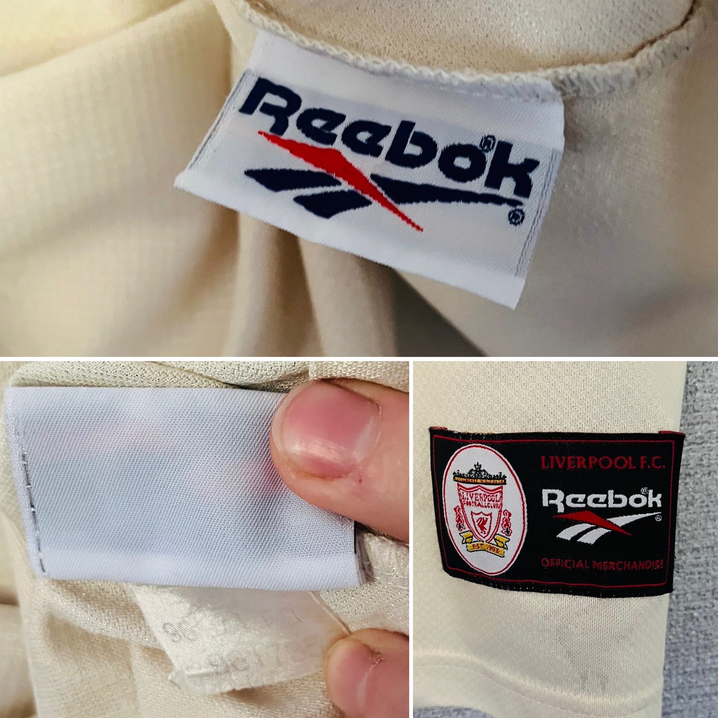 Liverpool away football shirt 1996/97 Fowler Large