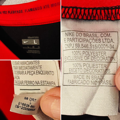 Flamengo home football shirt 2007/08 Juninho Large