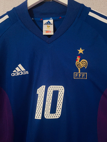 France home football shirt 2002/04 Zidane Medium