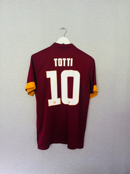 Roma home football shirt 2014/15 Totti Medium