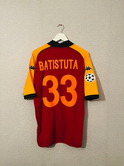 Roma cup football shirt 2002/03 Batistuta XL