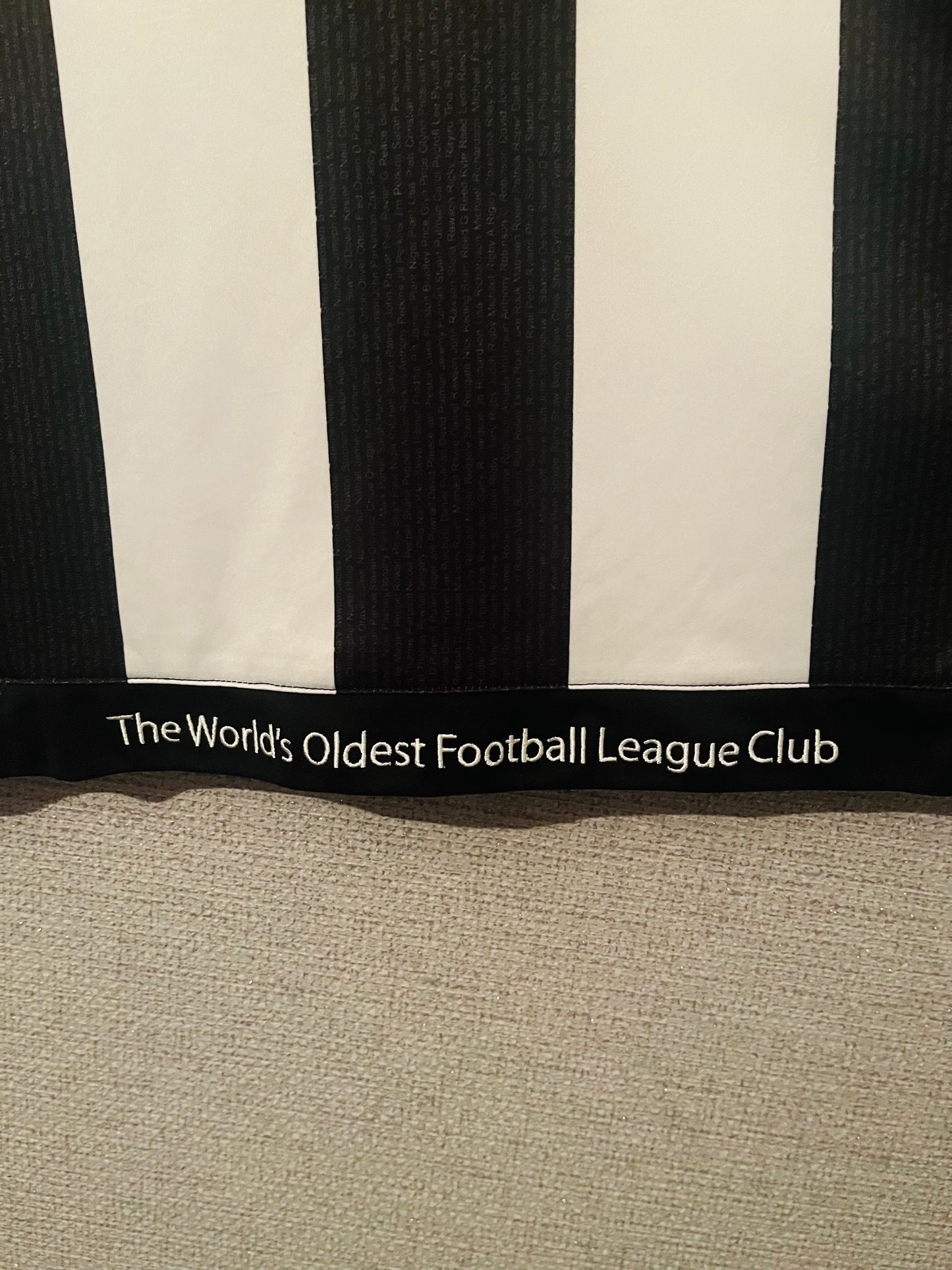 Notts County home football shirt 2012/13 Bishop Medium