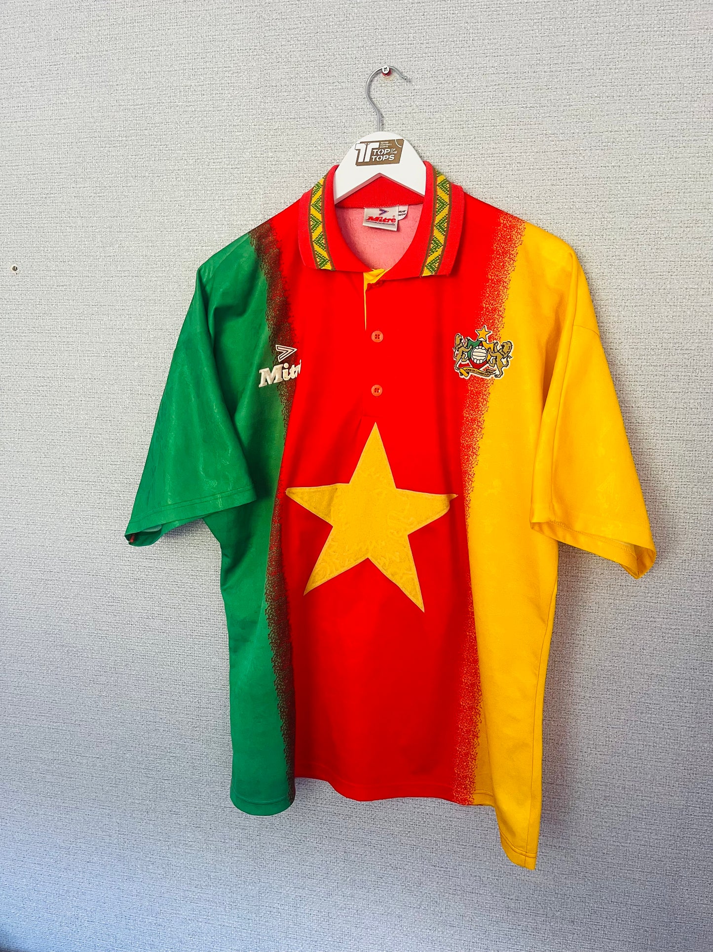 Cameroon home football shirt    W/C 1994 XL