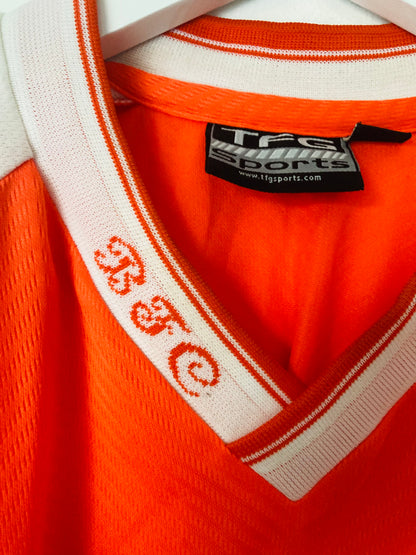 Blackpool home football shirt 2001/03 XXL