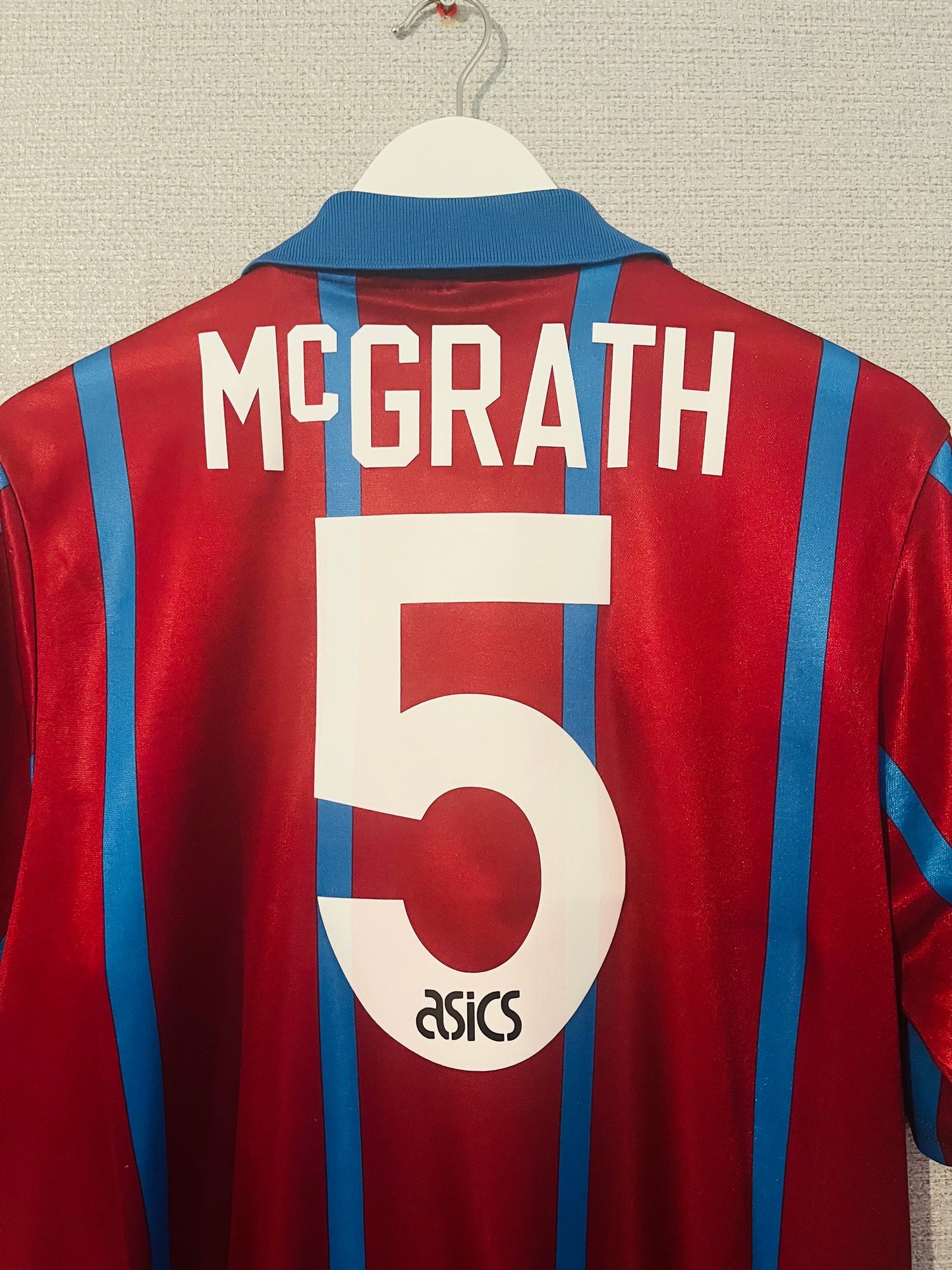 Aston Villa home football shirt 1993/95 McGrath Medium