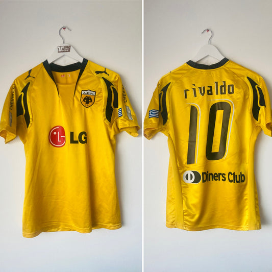 AEK Athens home football shirt
2007/08 Rivaldo Medium