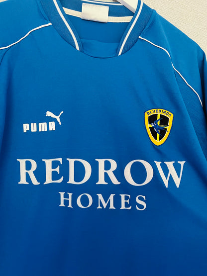Cardiff City home football shirt 2003/04 Earnshaw Medium