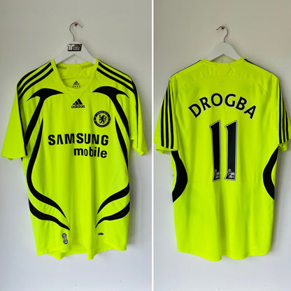 Chelsea away football shirt 2007/08 Drogba Medium