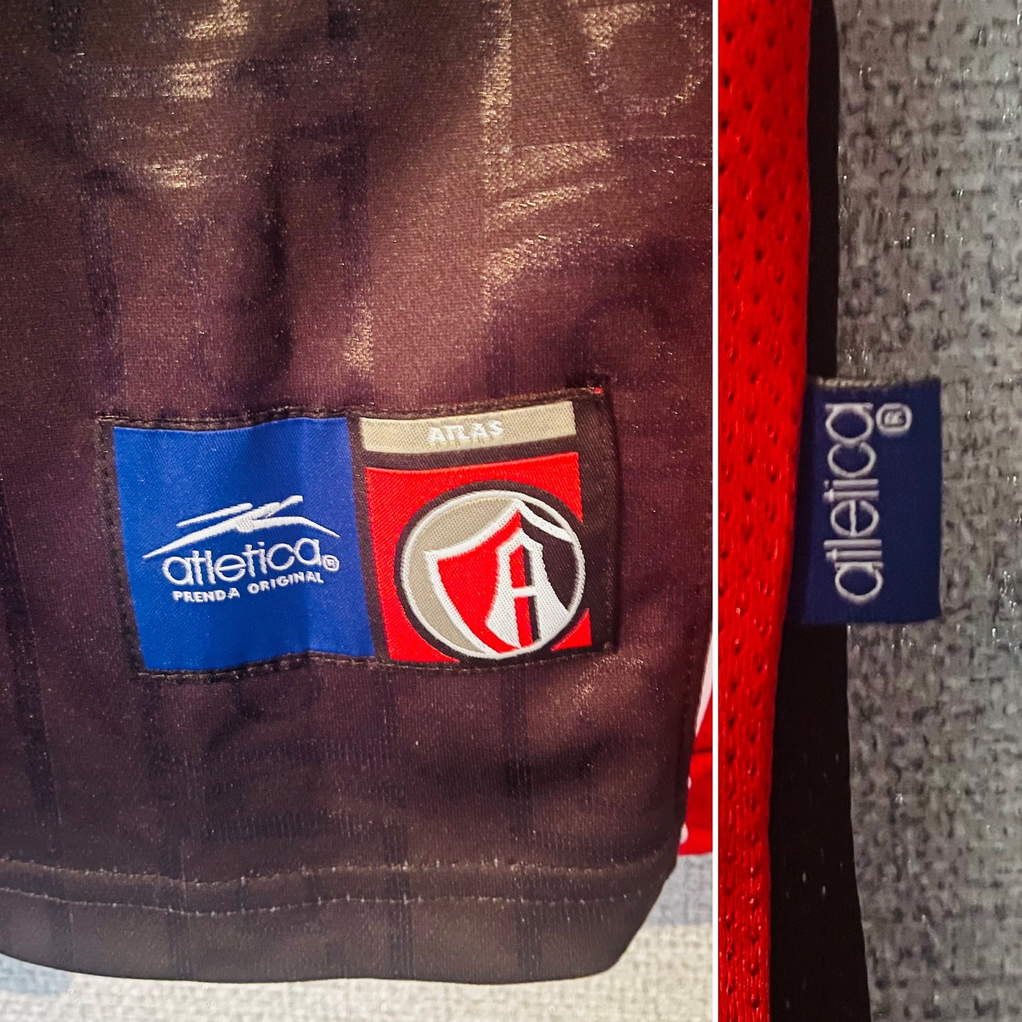 Atlas home football shirt 2000/01 Medium