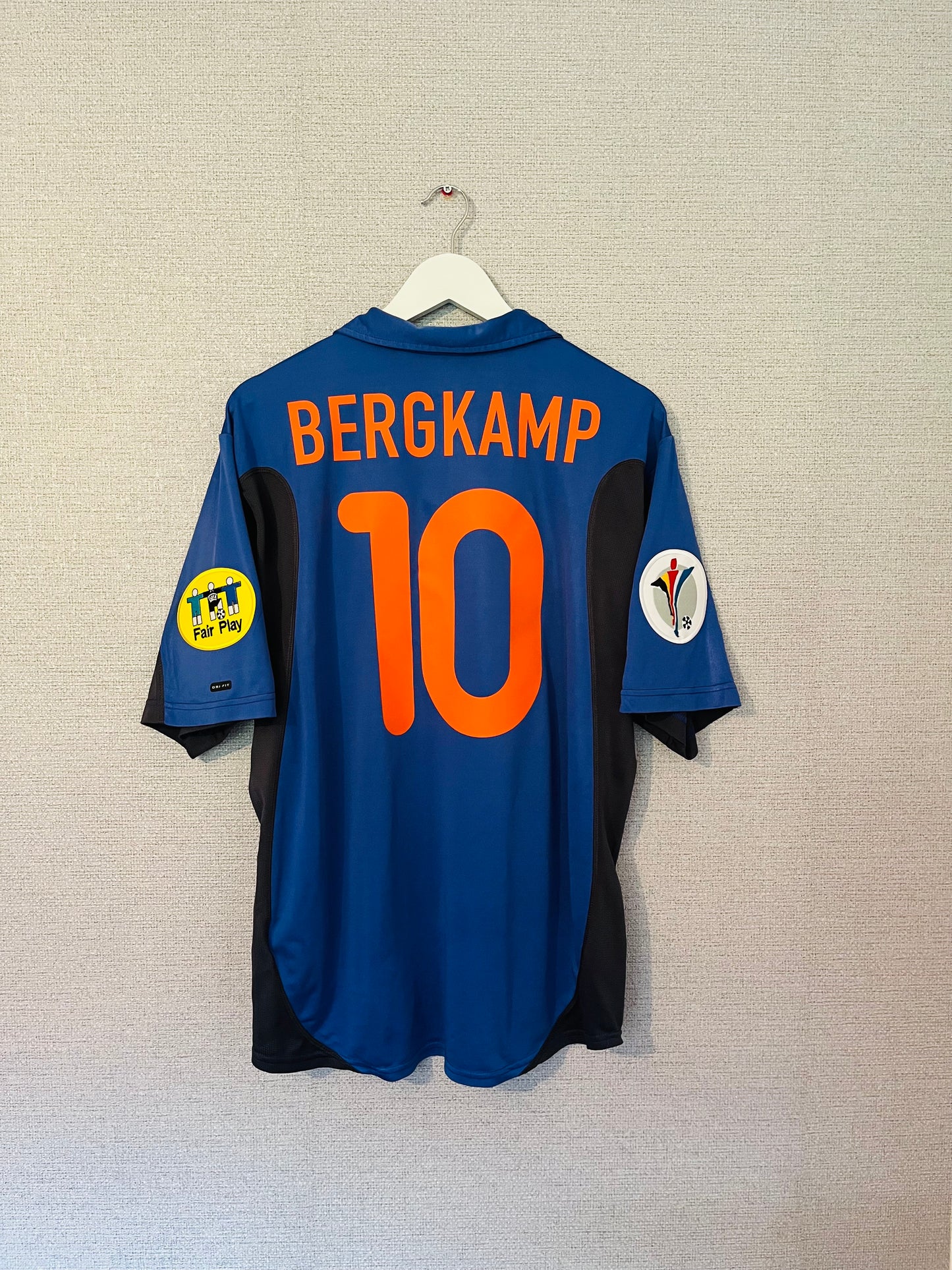 Holland Netherlands away football shirt Euro 2000 Bergkamp Large