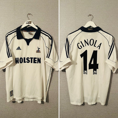 Tottenham Hotspur home football shirt 1999/2001 Ginola XL