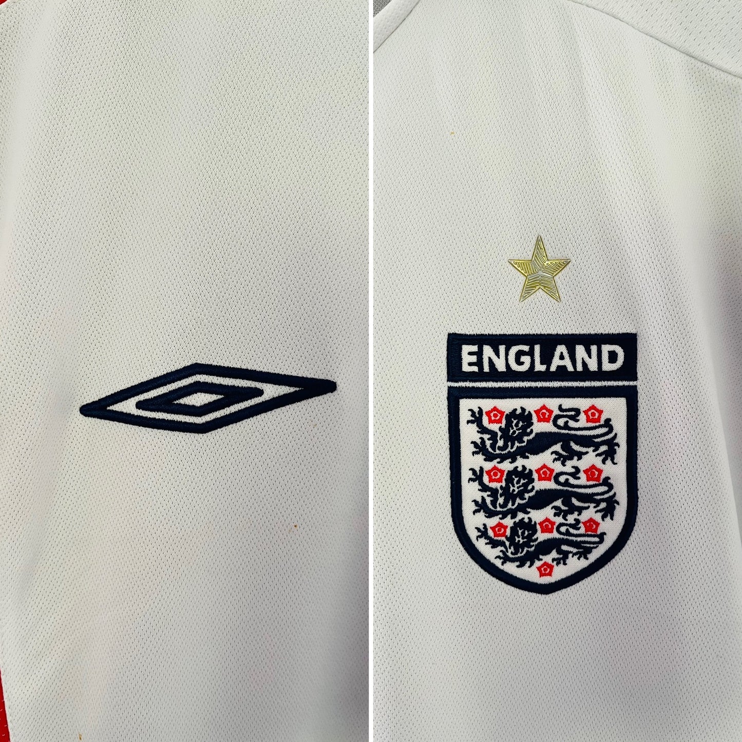 England home football shirt W/C 2006 Beckham XL