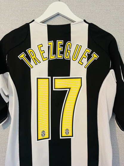 Juventus home football shirt 2004/05 Trezeguet Medium