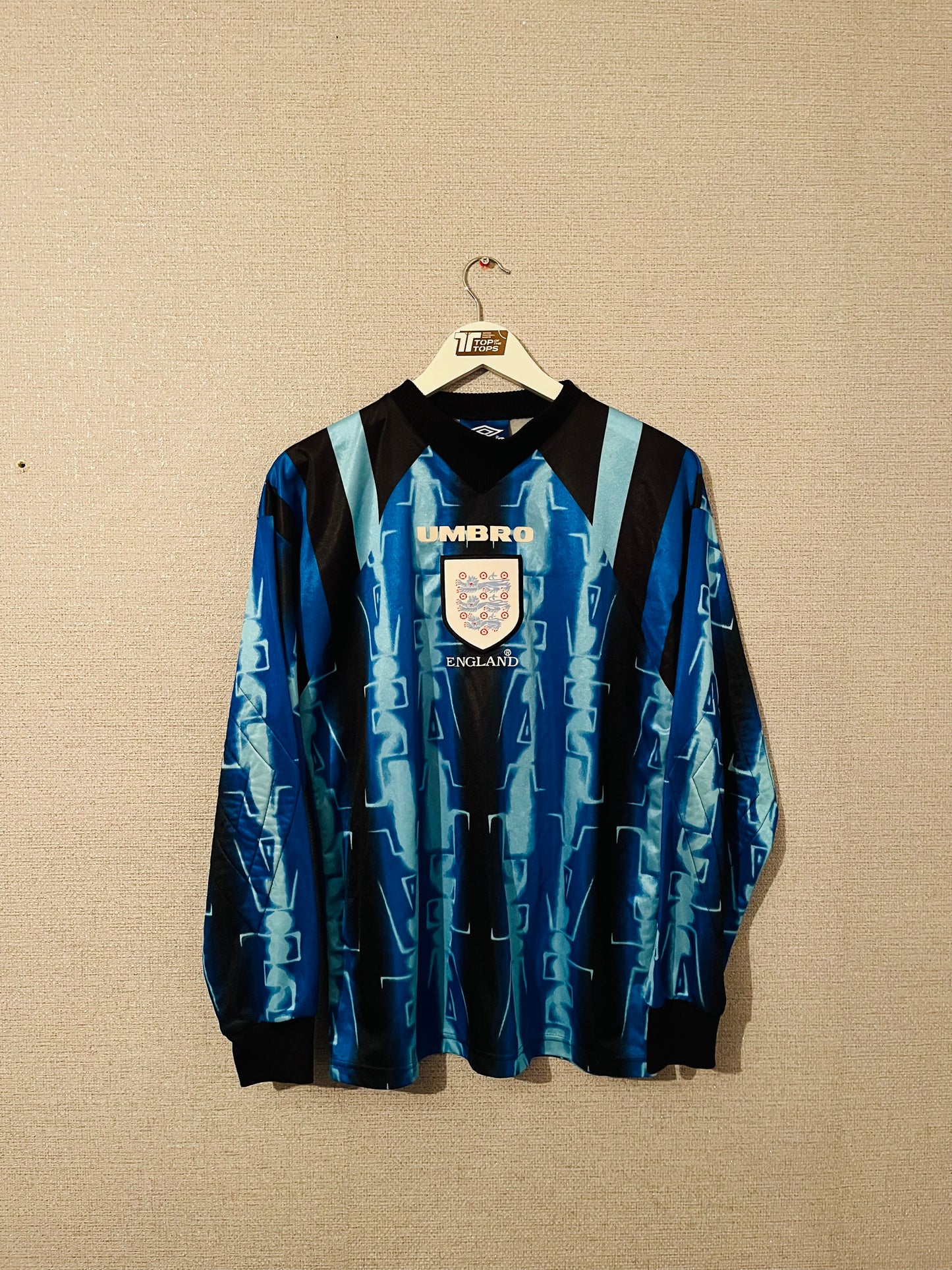England goalkeeper football shirt 1996/98 Medium
