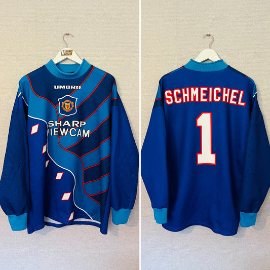 Manchester United goalkeeper football shirt 1993/95 Schmeichel XL