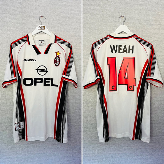 AC Milan away football shirt
1997/98 Weah Large