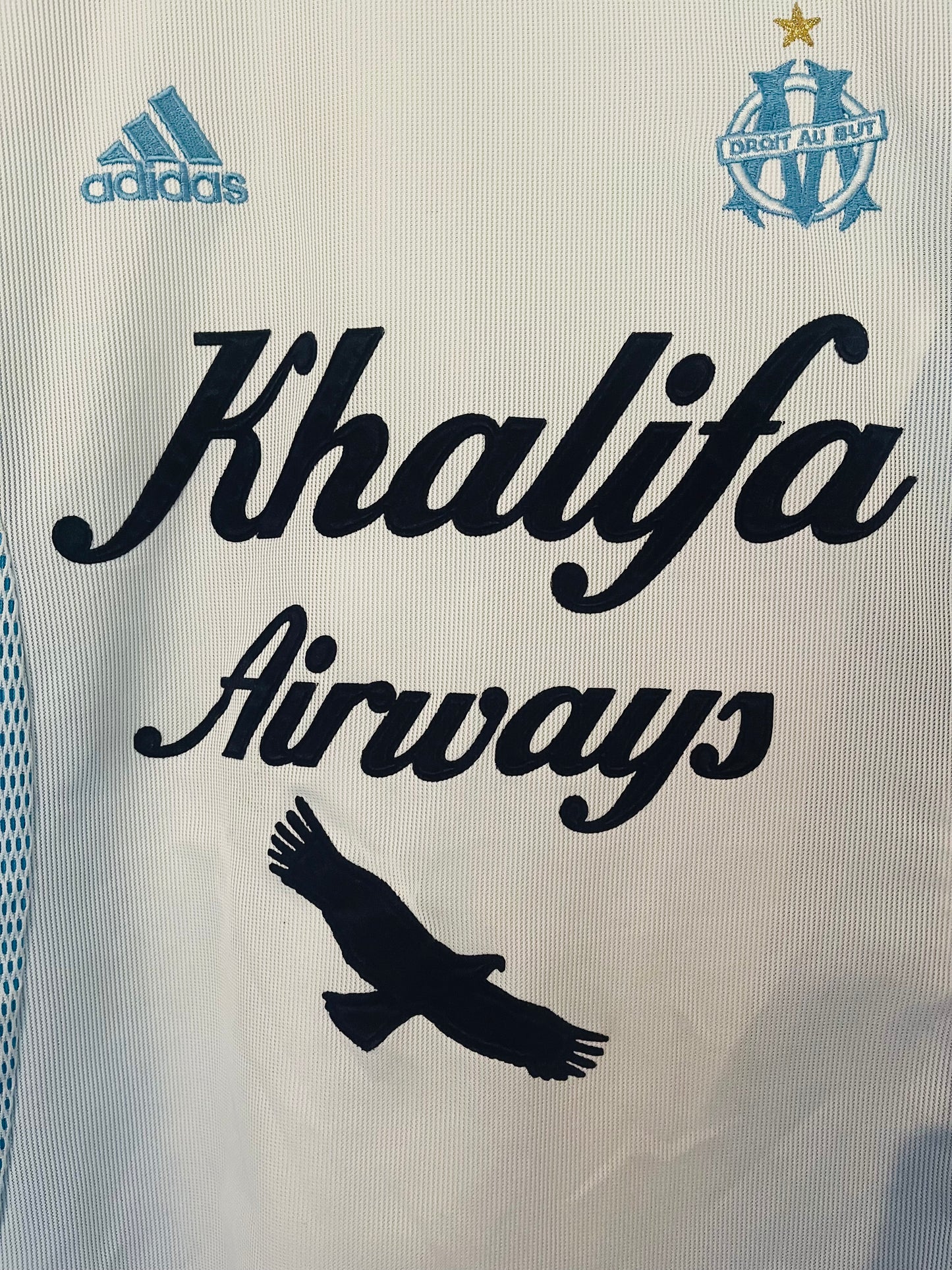 Olympique Marseille home football shirt 2002/03 Large