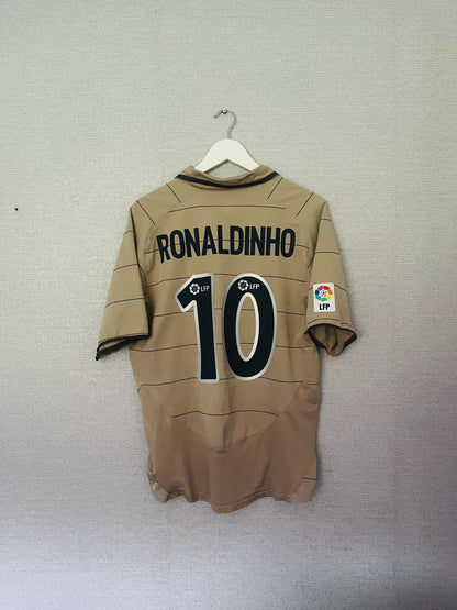 Barcelona away football shirt 2003/05 Ronaldinho Medium