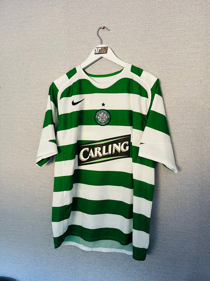 Glasgow Celtic home football shirt 2005/07 Keane Large
